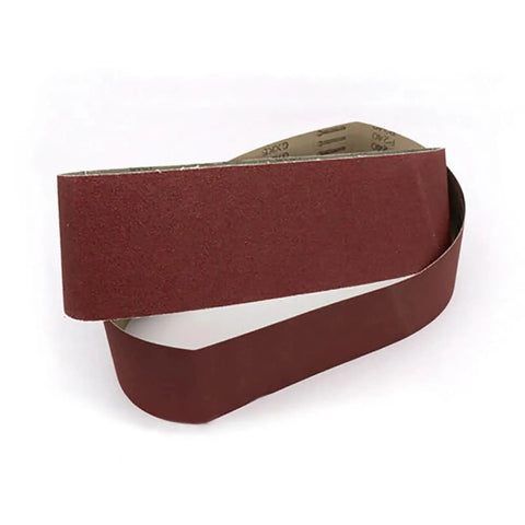Badass Aluminum Oxide Sanding Belts 100 X 915Mm featuring flexible design suitable for metal grinding in various grit levels.