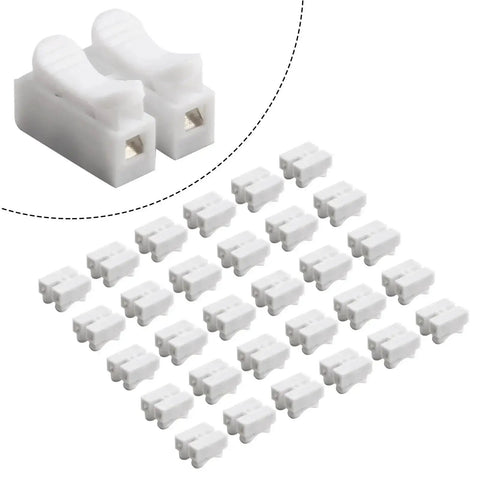 Easy Terminal Block Cable Clamp Kit With CH Spring Quick Wire Connectors for electronics projects and DIY wiring