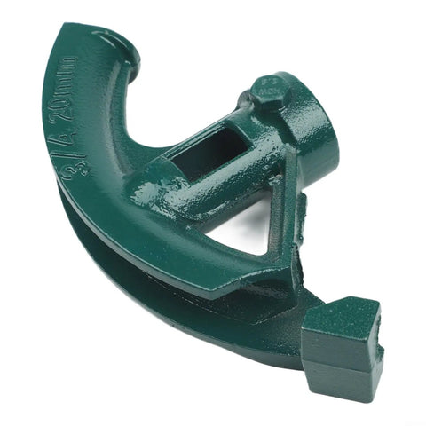 Heavy Duty Manual Pipe Bender For Copper, Aluminum, And Carbon Steel Conduit, 3/4 inch size, ergonomic design.