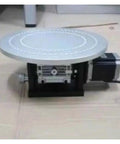 Motorized Rotary Positioning Stage HY E300 360 Degree Electric Rotary Table for Marking and Engraving Machines side view