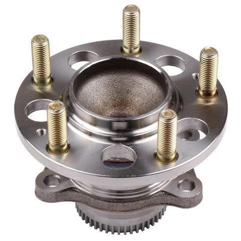 Close-up of 4 Pack Front And Rear Wheel Hub Assembly With Wheel Bearing Replacement Non ABS 5 Lug Fits Hyundai Elantra 2011 2016