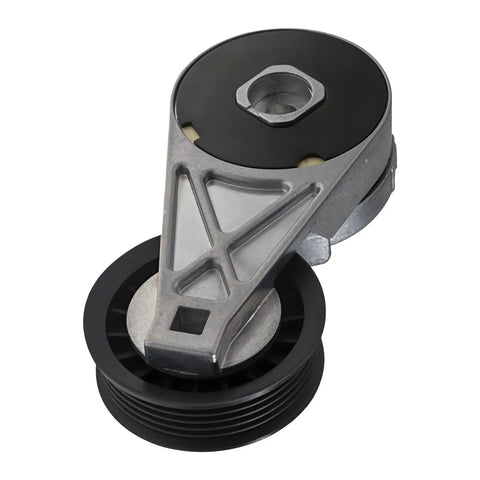 Drive Belt Tensioner Pulley Assembly For Buick Rendezvous 02-07, Chevy Equinox 05-09, Malibu 97-03, Alero 99-04, Pontiac Montana 99-05 Heavy Duty OEM-Grade Replacement, front view