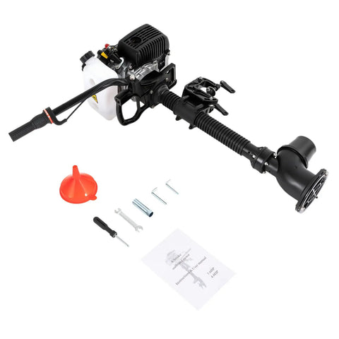 Powerful 4HP 55CC Outboard Motor With Short Shaft 4-Stroke Marine Engine and tools