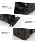 Close-up of folding table hinge replacement kit showcasing high quality, durable material and fine workmanship.