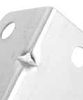 Close-up of cold rolled iron from 100pcs Heavy Duty Steel Angle Brackets L Shape Right Angles For Shelves And Furniture Reinforcement DIY Home Office Fix