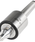 Built Tough MT2 Live Center 2MT 60 Degree Morse Taper Precision Rotary Live Center for Milling and Lathe Work, front view