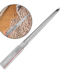 Stainless Steel Grain Sampler With Rubber Handle Portable Fertilizer Probe For Accurate Wheat Seed And Soil Sampling Durable Farm