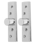 Invisible Pivot Door Hinge Set 2 Pack Stealth Stainless Steel 360 Degree Concealed Center Rotation Hinge For Wood Cabinets And Secret Interior Doors