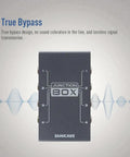 Junction Box for Guitar and Bass Pedals, TRS Stereo Four-Channel Organizer to Tidy Your Pedalboard with True Bypass feature