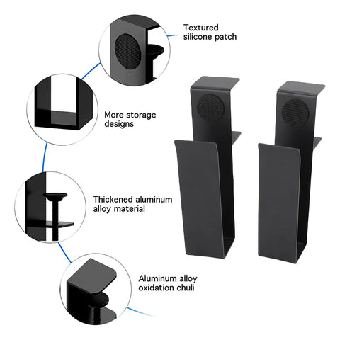 Adjustable Side Laptop Mount That Clamps Straight Up To Your Desk with thickened aluminum alloy material for durability.