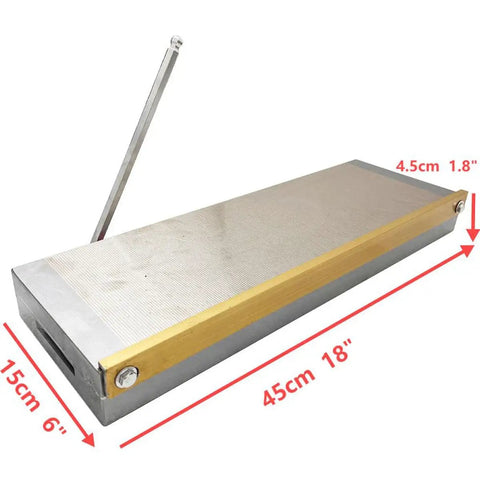 6x18 Inch Rectangular Magnetic Chuck For Lathe Work And Surface Grinding Permanent Magnet Chuck With 100 To 120 N Per Sq Cm