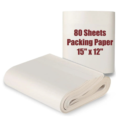 15 By 12 Inch Packing Paper Sheets For Moving 80 Sheets Newsprint Paper For Moving Boxes Easy Tear Wrap For Dishes And Glasses