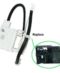 Washer Lid Switch Lock Kit Assembly Replacement WH08X32697 For GE Hotpoint Heavy Duty Washers with wiring and connector