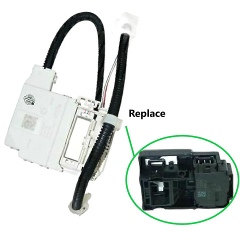 Washer Lid Switch Lock Kit Assembly Replacement WH08X32697 For GE Hotpoint Heavy Duty Washers with wiring and connector