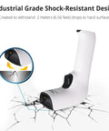Wireless Portable 1D And 2D Barcode Scanner With Stand Bluetooth USB No Software Needed Rechargeable Battery Handheld Inventory Scanner For POS QR Reader 1D 2D Codes, shock-resistant design