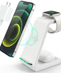 All In One Wireless Charging Station With Upgraded 2026 Fast Desk Charger For IPhone 17 16 15 14 13 12 Pro Max Plus, Stand For Apple Watch