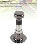 Premium Aluminum Alloy Coffee Tamper With Constant Force Hand Press, 2.3 Inch tool with ergonomic handle for even grounds.