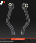 2 Pack Outer Tie Rod Ends for Acura RL 2005 2012 Keep Your Steering Tight and Smooth Ditch the Wobble Left and Right Sides Driver and Passenger Essential Replacement to Improve Feel Stability and Handling. Front left and right black metal outer tie rod ends