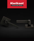 Halifax Entry Door Handle With Lock And Key For Front Entrance And Bedrooms, Venetian Bronze Finish, shown in packaging.