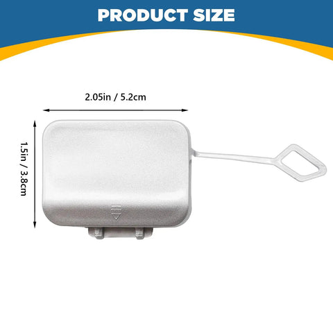 Rear Tow Hook Cover For Mercedes E Class W212 Right Passenger Side Black 2009 2010 2011 2012 Direct Fit 2128850326 Easy Install