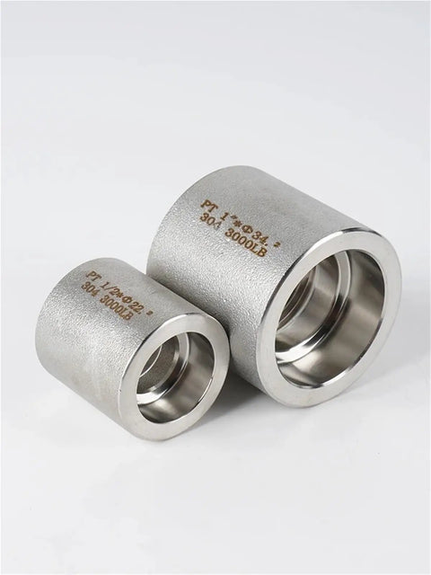 Heavy Duty Stainless Steel Socket Weld Pipe Fitting Connector Kit With NPT Female Threads From One Quarter To Two Inches 304 Stainless