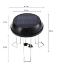 Solar Powered Bird Bath Bubble Fountain For Garden Ponds And Pools Stainless Steel Water Wiggler Oxygenation Enhancer displayed