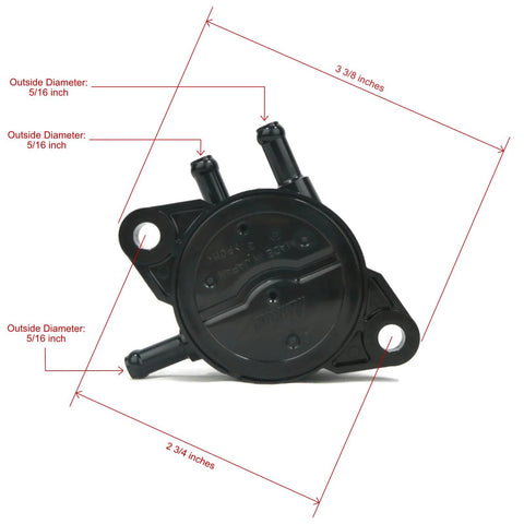 Genuine 808656 Mechanical Fuel Pump Drop In Replacement For Small Engine Mowers And Power Equipment Built Tough OEM Grade Durability