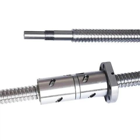 Built Tough 1605 Roller Ball Screw Matched With Double Ball Nut For Cnc Gear Serving Up Effortless Linear Motion And Hassle Free Custom Length Setup Daily