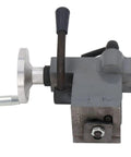 Heavy Duty Die Cast Aluminum Lathe Tailstock Center with handle, ideal for 7x12 and 7x14 lathes, featuring rustproof coating.