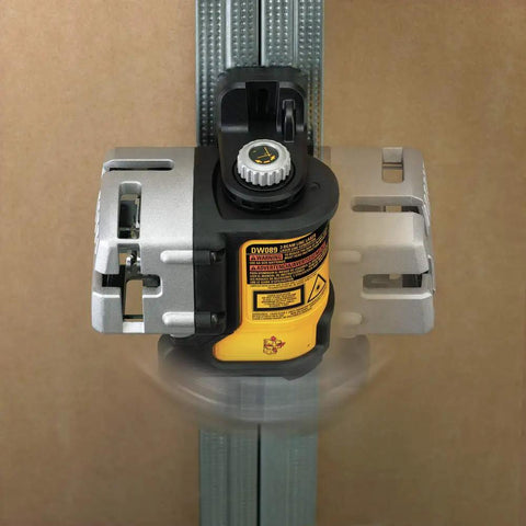 Three Beam Line Laser With Self Leveling And Magnetic Pivot Bracket, 2x Brighter Diodes For Superior On Site Visibility DW089K close-up