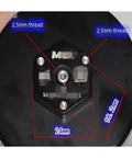 Close-up of 24mm brushless motor with 2.5mm thread, for robot external rotation, featuring driver and encoder for smooth control