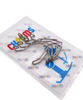 Five Piece Safety Finger Guard Gear For Sewing Machines Replacement Compatible With Juki DU1181 displayed on package