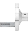 Side view of Hand Wheel With Revolving Handle For CNC Lathes, Aluminum Alloy Wheel For 0618 CJ0618A 7x10 7x12 7x14 Lathes