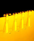 Clear 20 Pack Valance Clips for Horizontal Blinds set of four clips on a bright background for secure decor placement.