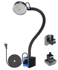 Magnetic 2000 Lumen LED Work Light With Flexible Base Ultra Bright Shop Tool Lamp for workbench and industrial use.