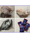 Vacuum-sealed fish, meat, and packaged goods using Pro Grade Digital Vacuum Sealing Machine For Easy Food Storage And Freshness, Desktop Chamber Sealer For Foods Medicines Aquatic Goods And Chemical Raw Materials, High Speed 110V Vacuum Pump DZ-260C
