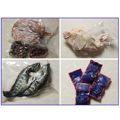 Vacuum-sealed fish, meat, and packaged goods using Pro Grade Digital Vacuum Sealing Machine For Easy Food Storage And Freshness, Desktop Chamber Sealer For Foods Medicines Aquatic Goods And Chemical Raw Materials, High Speed 110V Vacuum Pump DZ-260C