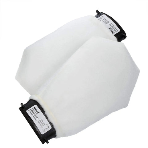 Replacement Air Filters Pack Of 2 For Airshield Pro Face Shield Twin Dust Mask Filtration, white filter design, top view