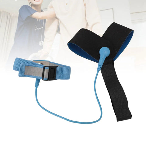 ESD Heel Grounder Straps Set One Size Fits All Adjustable Shoes Straps With Buckle For Grounding Electronics Anti Static Foot Straps