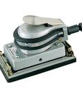 Heavy Duty 7 Inch Orbital Pneumatic Sander 312A with single-handed palm grip and variable speed on white background