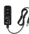 AC DC Power Adapter For Boss RC 600 Loop Station Pedal Replacement, 100V To 240V Mains PSU, shown with attached power cord