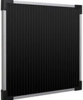 Heavy Duty Five Watt Solar Battery Trickle Charger With Overcharge Guard panel with black surface and metal frame for solar energy.