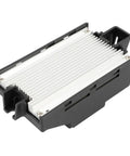 Straight Up Reliable AC Blower Motor Resistor For Chevy And Buick Cars 2011 To 2016 solid black and silver component detail view.