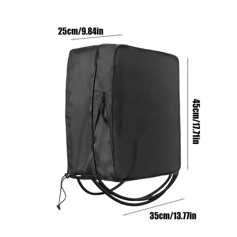 Tough As Nails EV Charger Cover For Wall Mounted Charging Stations, black high-density oxford cloth, dimensions: 25cm x 35cm x 45cm.