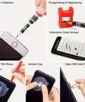Steps using 115-In-1 Pro Grade Precision Screwdriver Set for Electronics, Phones, Watches, and Auto Repairs, Magnetic Handle, Tool Kit