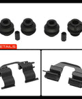 Cool A Premium Rear Disc Brake Hardware Kit For Toyota Venza 2009 To 2016 Super Easy Install With 13564Q Ref Number Get It Sorted And Ride Like A Boss Today. Black rubber boots and springs set for rear brake hardware