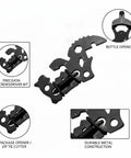 Slim Metal Multitool Card with Screwdriver and Bottle Opener Credit Card Size featuring tools for DIY tasks