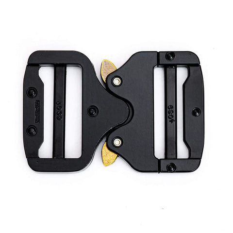 Dual Adjustable No Sew Tactical Belt Buckle For 1.0in To 2.25in Belts Aluminum Alloy Duty Belt Buckle That Replaces Your 1.5in Or 2in Belt Clip