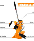 Detailed view of the 2 In 1 Chainsaw Chain Breaker And Rivet Spinner Kit For Home Shop Benchtop Repair with labeled parts.