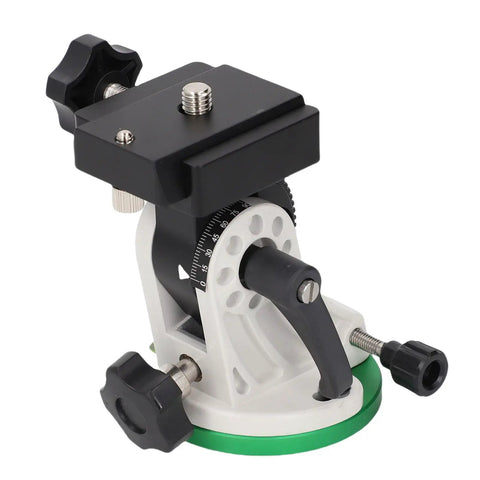 Easy Setup Equatorial Mount Base For Telescopes With Three Eighths Inch Thread, 90 Degree Adjustable, aluminum
